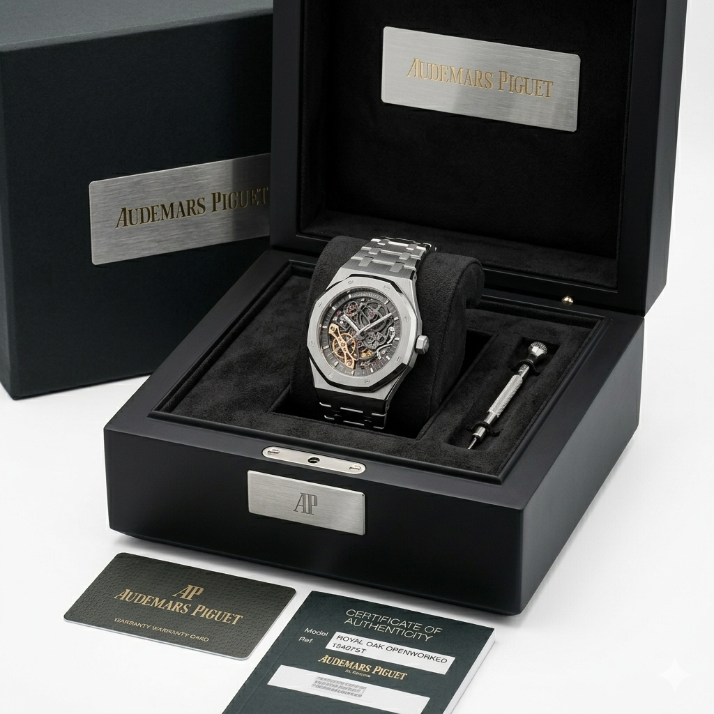 AUDEMARS PIGUET ROYAL OAK DOUBLE BALANCE WHEEL OPENWORKED