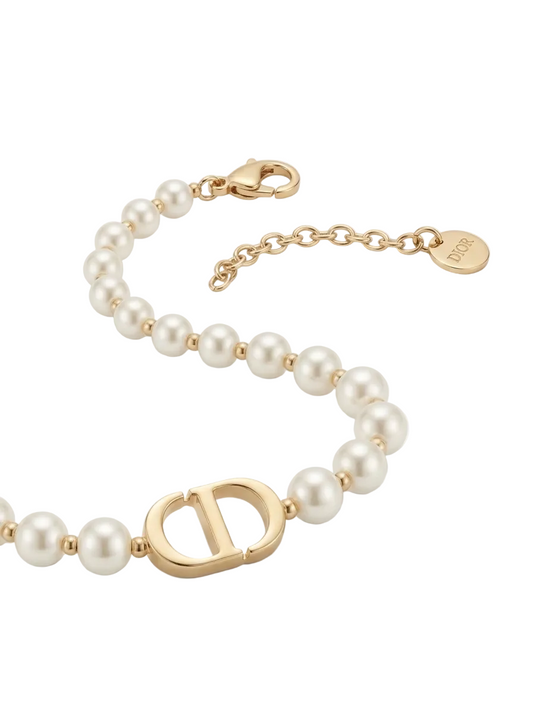 DIOR PEARL CHAIN BRACELET