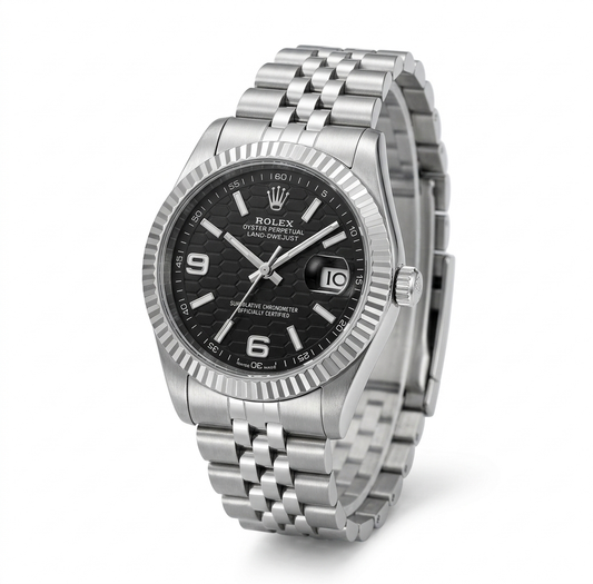ROLEX OYSTER PERPETUAL LAND-DWELLER SCHWARZES ZIFFERBLATT