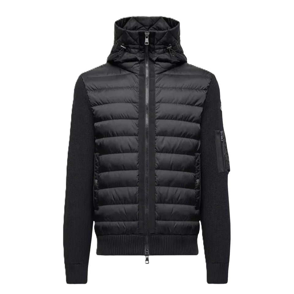 MONCLER CARDIGAN HOODED