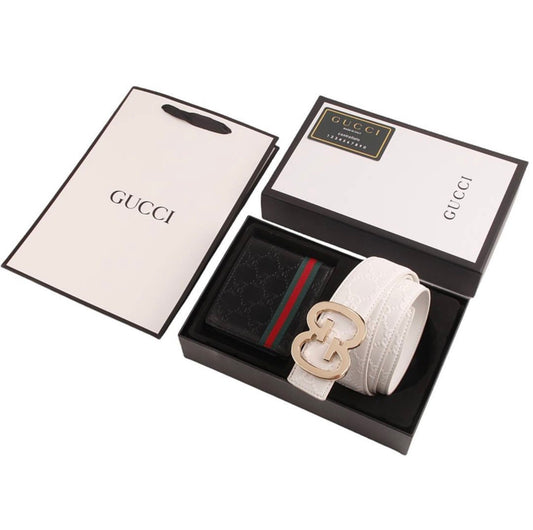 Gucci Herren Gürtel & Geldbeutel Set