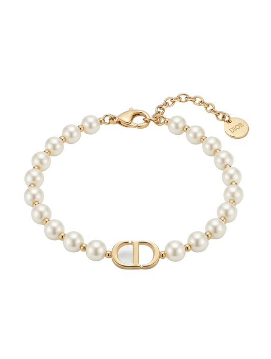 DIOR PEARL CHAIN BRACELET