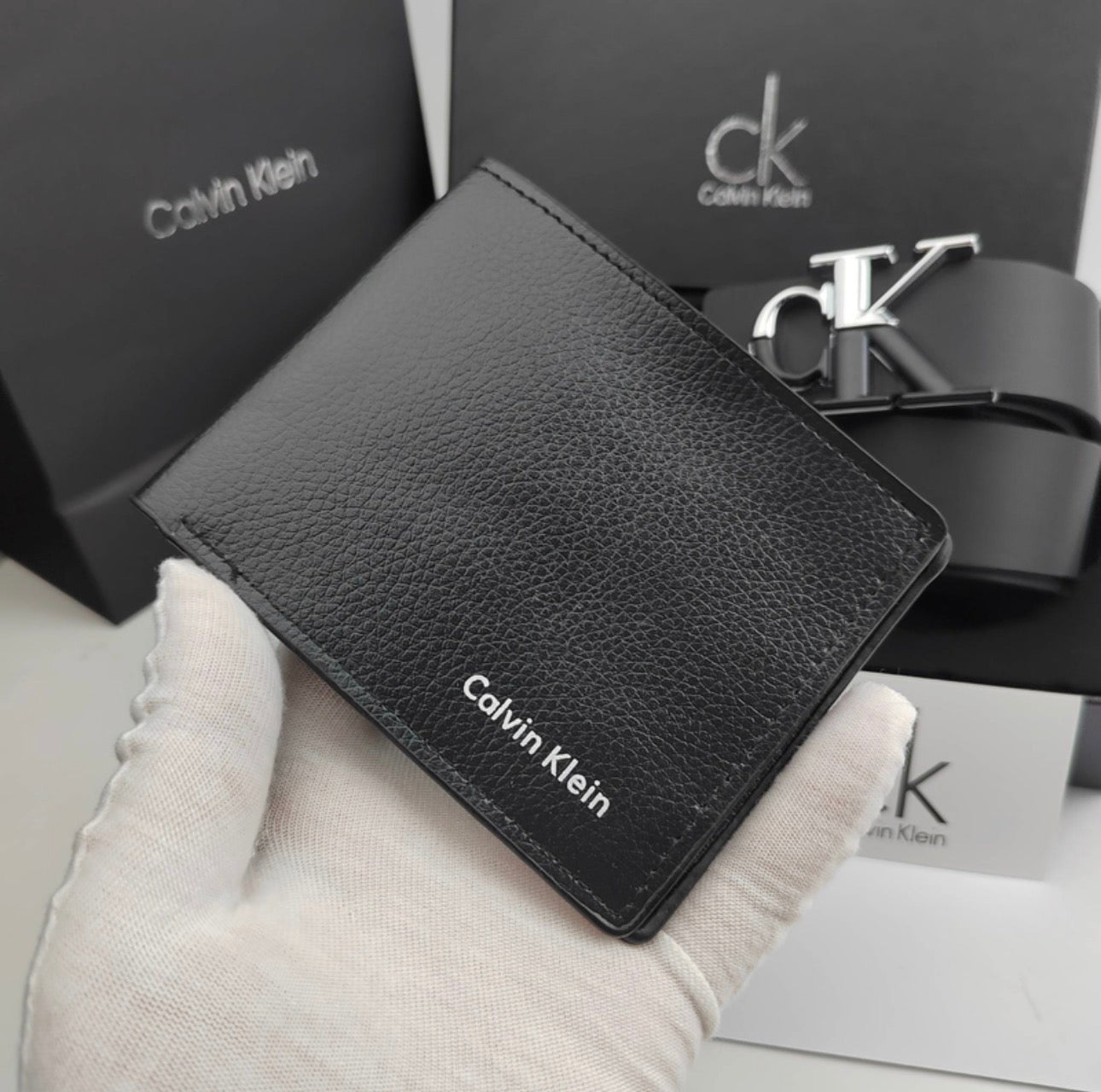 Calvin Klein CK Gürtel & Geldbeutel Set