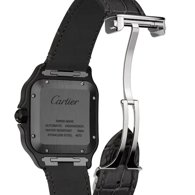 SANTOS DE CARTIER ALL BLACK