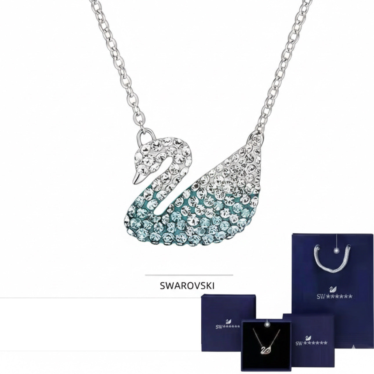 SWAROVSKI SWAN HALSKETTE