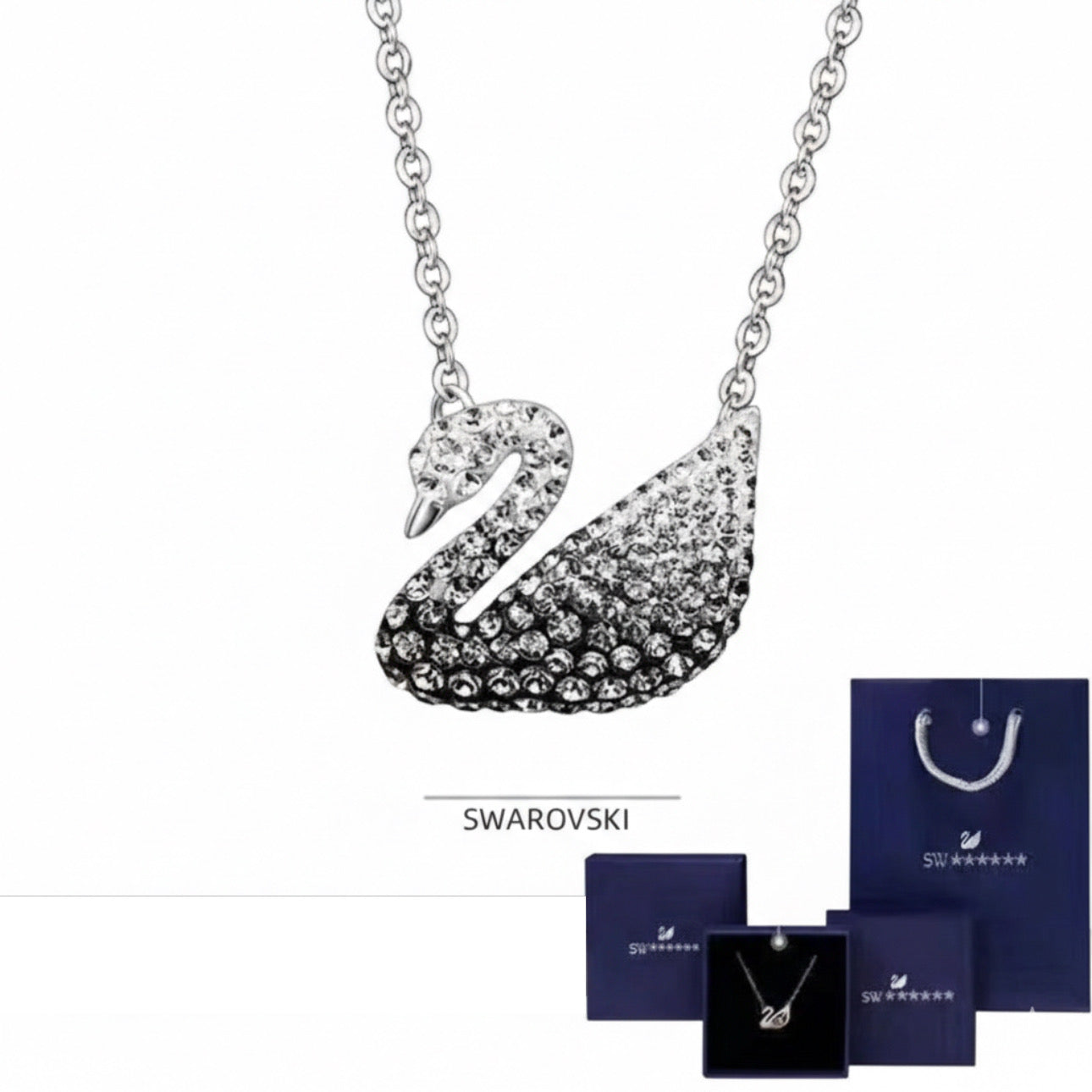 SWAROVSKI SWAN HALSKETTE