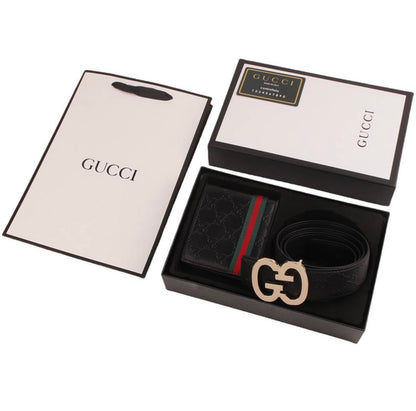 Gucci Herren Gürtel & Geldbeutel Set