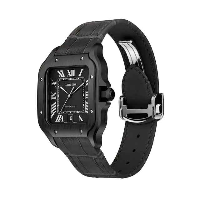 SANTOS DE CARTIER ALL BLACK
