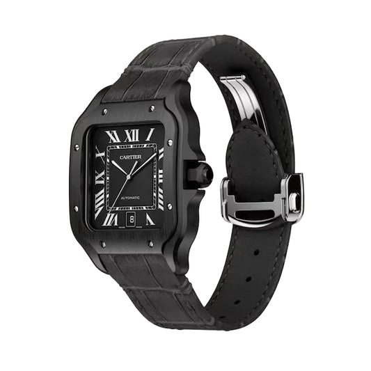SANTOS DE CARTIER ALL BLACK
