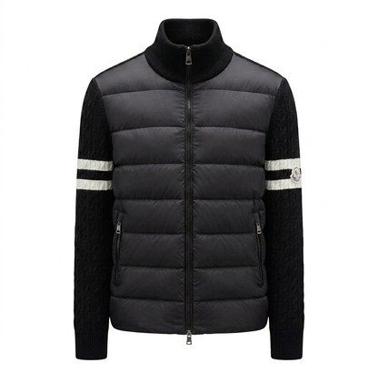 MONCLER HYBRID STRICKJACKE