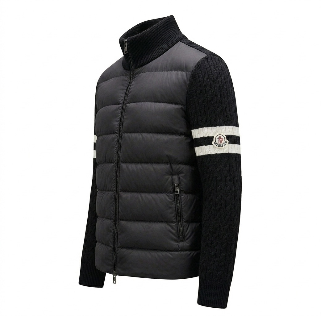 MONCLER HYBRID STRICKJACKE