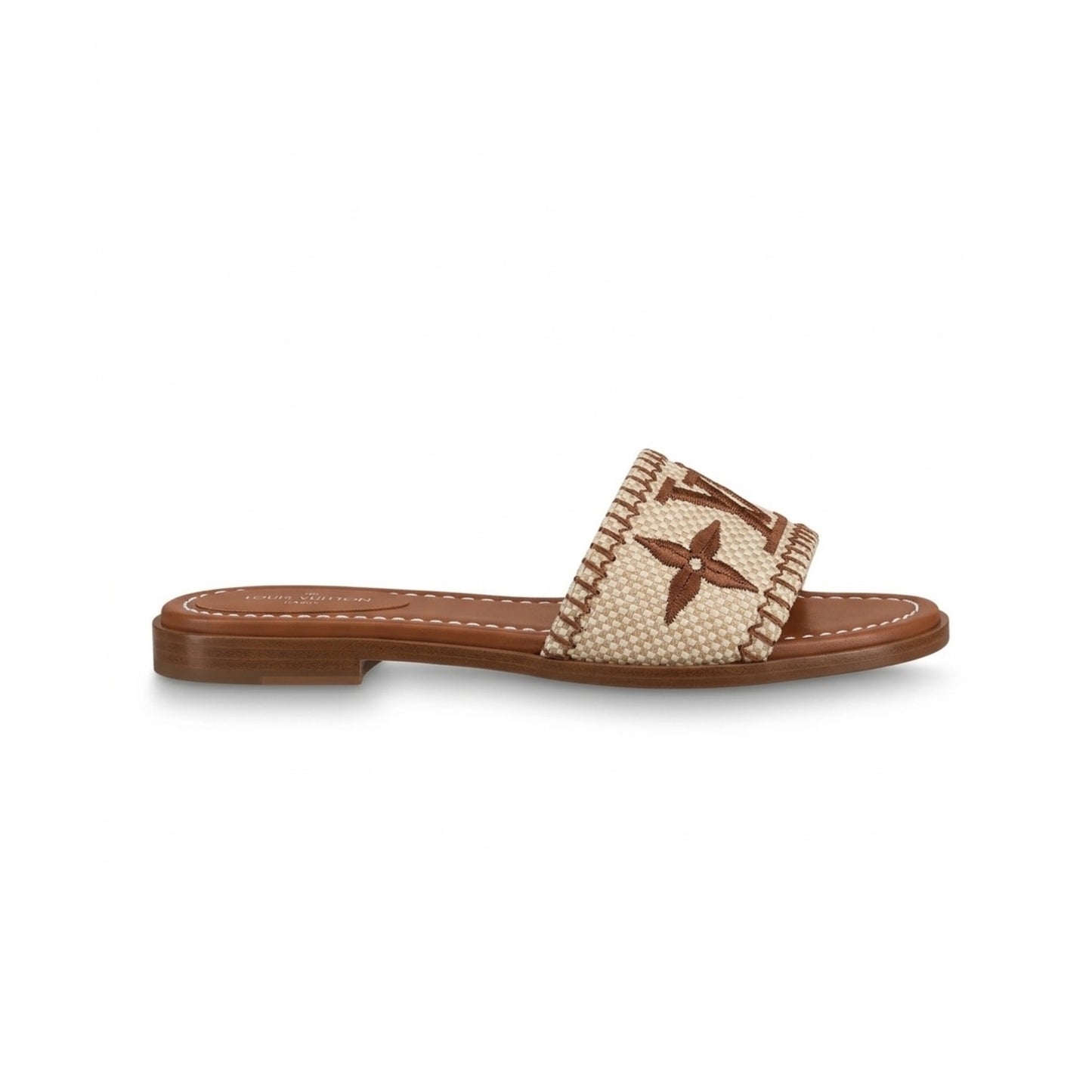 LOUIS VUITTON LOCK IT FLAT MULE SANDALEN