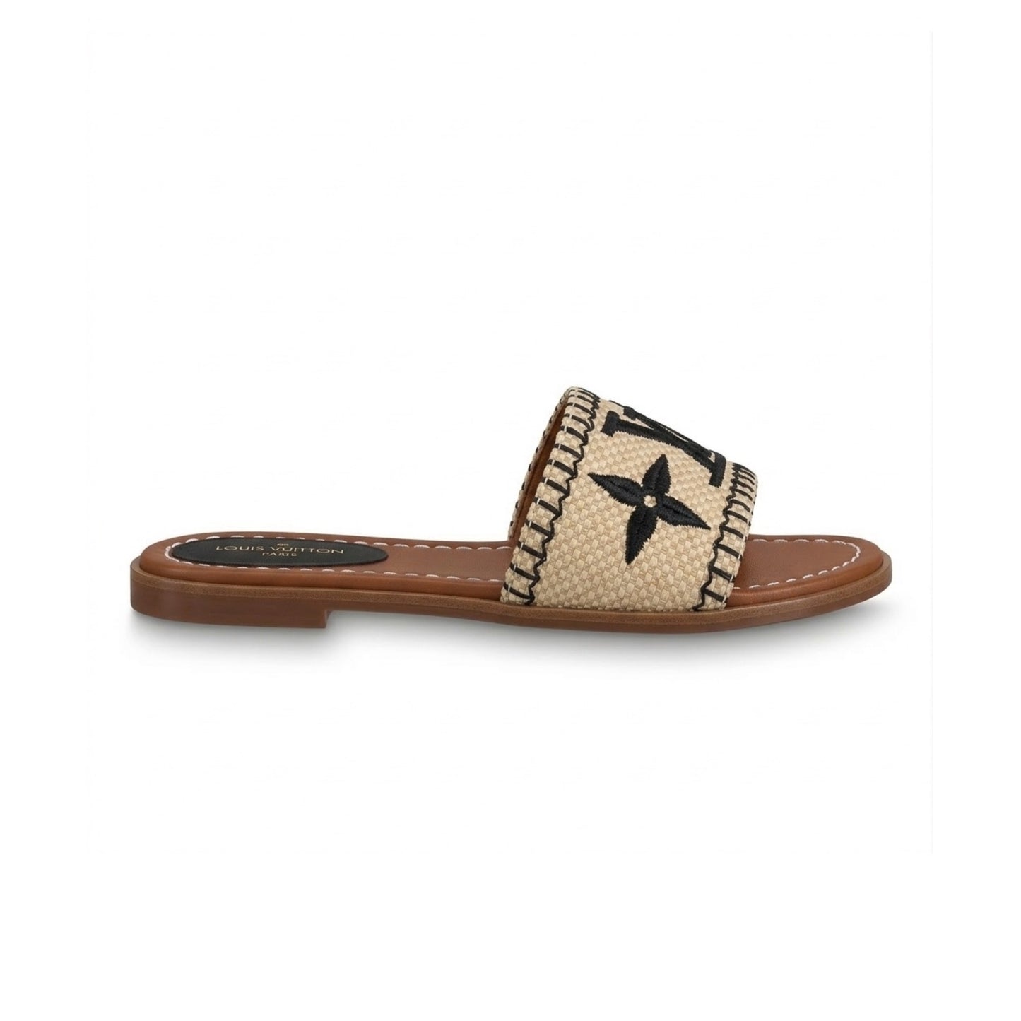 LOUIS VUITTON LOCK IT FLAT MULE SANDALEN