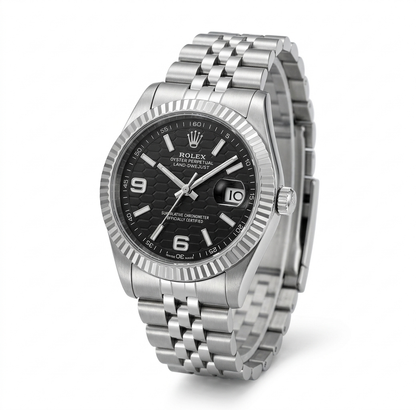 ROLEX OYSTER PERPETUAL LAND-DWELLER SCHWARZES ZIFFERBLATT