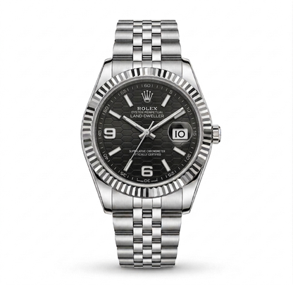 ROLEX OYSTER PERPETUAL LAND-DWELLER SCHWARZES ZIFFERBLATT