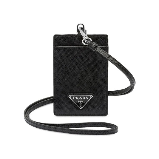 PRADA LEATHER CARD HOLDER
