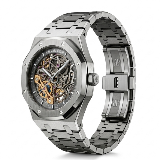AUDEMARS PIGUET ROYAL OAK DOUBLE BALANCE WHEEL OPENWORKED