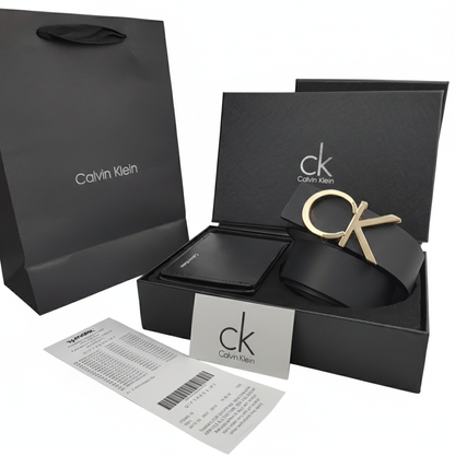 Calvin Klein CK Gürtel & Geldbeutel Set