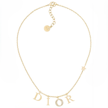 CD LETTER NECKLACE