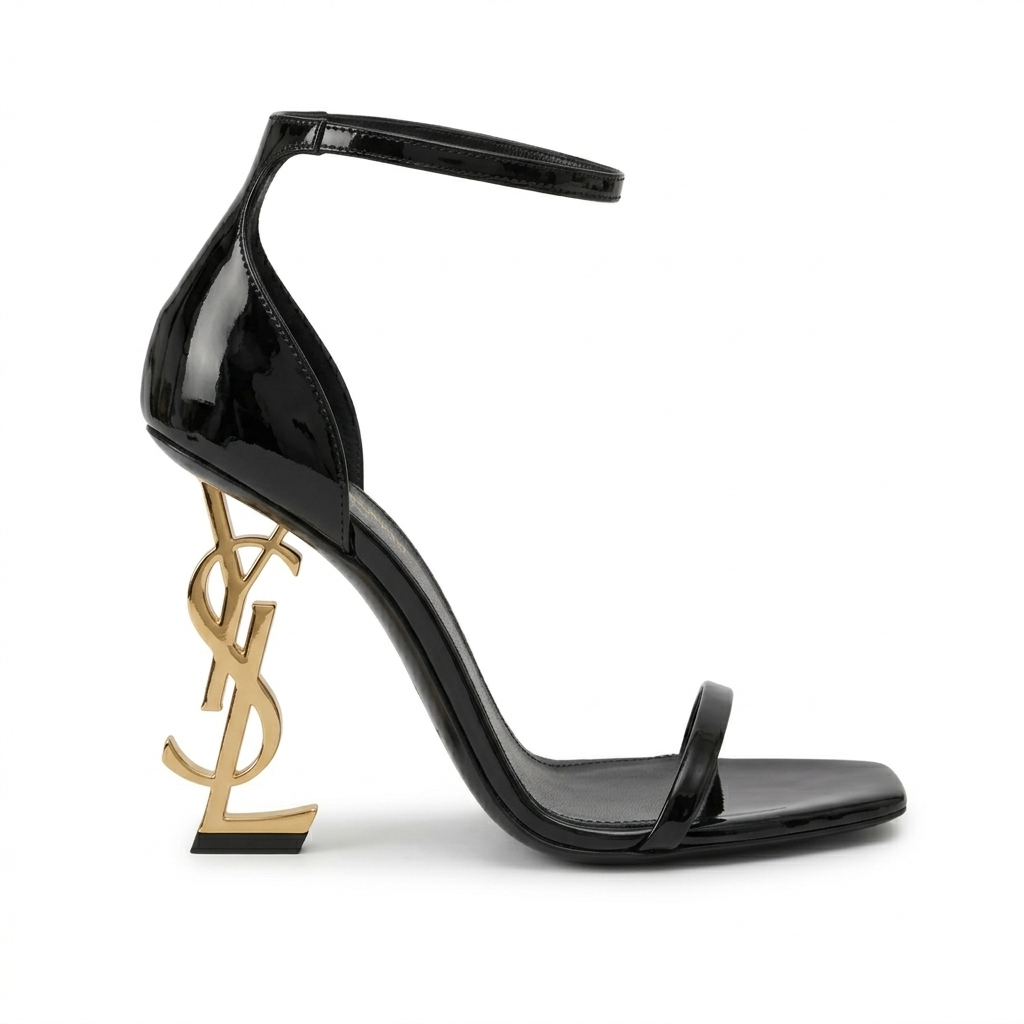 YSL GOLD HEELS