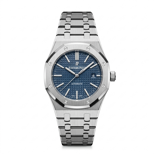 AUDEMARS PIGUET ROYAL OAK SELF-WINDING 41MM BLUE “GRANDE TAPISSERIE” DIAL