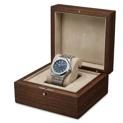 AUDEMARS PIGUET ROYAL OAK SELF-WINDING 41MM BLUE “GRANDE TAPISSERIE” DIAL