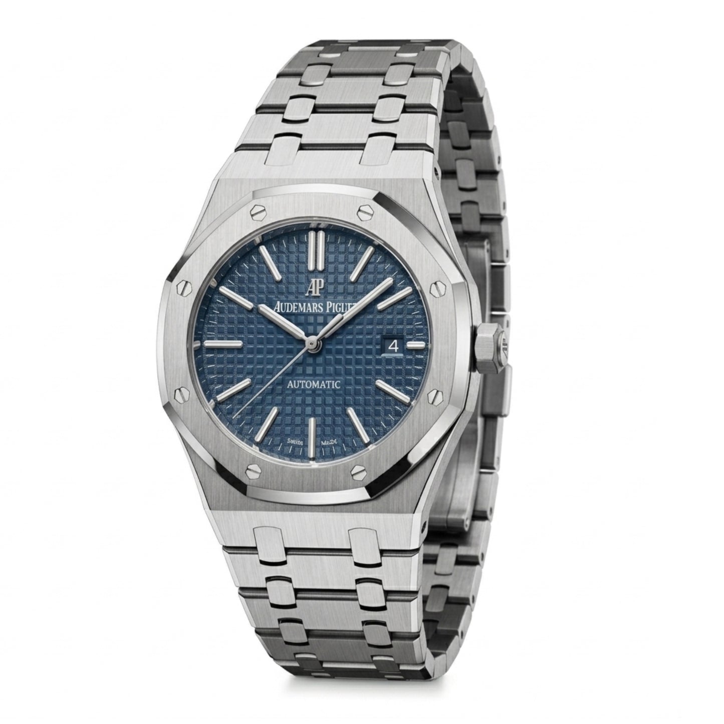 AUDEMARS PIGUET ROYAL OAK SELF-WINDING 41MM BLUE “GRANDE TAPISSERIE” DIAL