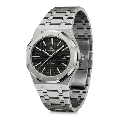 AUDEMARS PIGUET ROYAL OAK SELF-WINDING 41MM BLACK DIAL