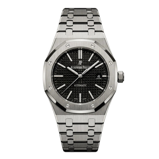 AUDEMARS PIGUET ROYAL OAK SELF-WINDING 41MM BLACK DIAL