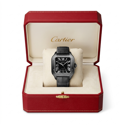 SANTOS DE CARTIER ALL BLACK