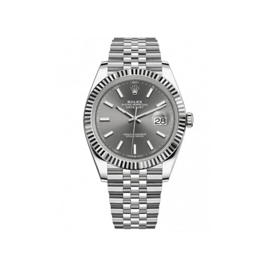 Rolex Datejust 41 in Edelstahl White Rolesor