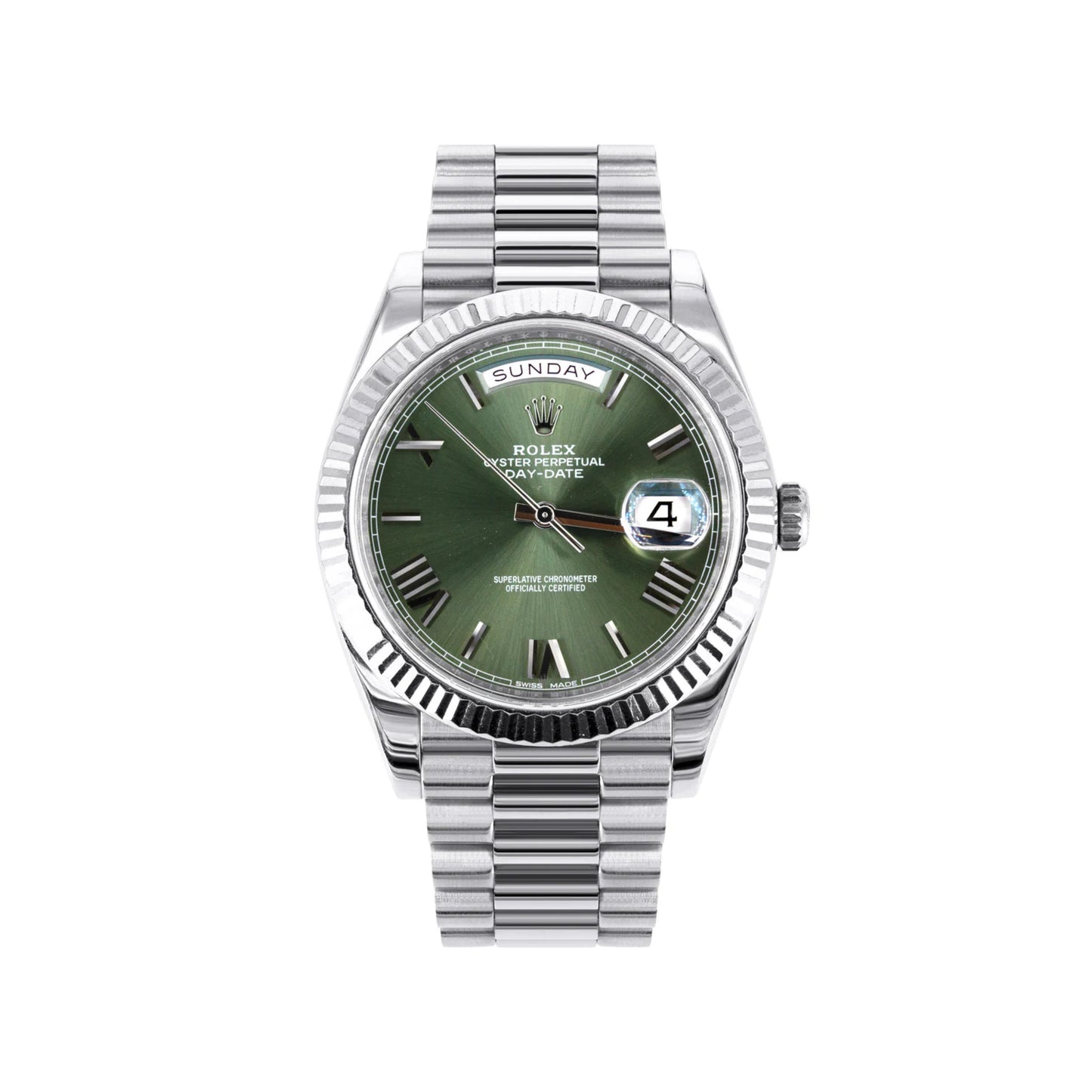 Rolex Day-Date 40 mit grünem Zifferblatt