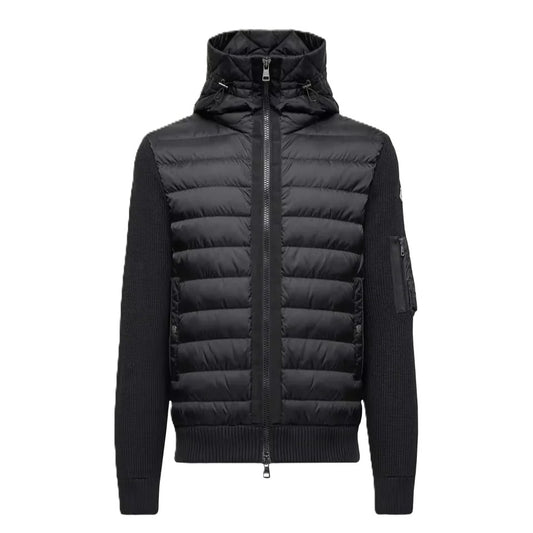 MONCLER CARDIGAN HOODED